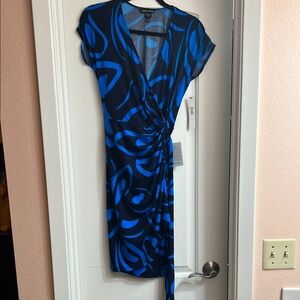 Maggy London Blue Midi Dress